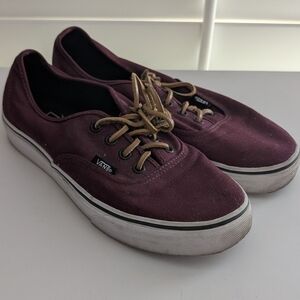 🥁 Vans Port Royalle Authentic Maroon Sneakers